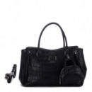 Xti Bolso de hombro 184663-NEGRO
