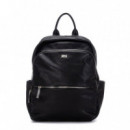 XTI Bolso con Cierre de Cremallera 184675-NEGRO