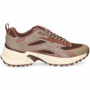Deportivo Ante+malla Beige+marron  CALVIN KLEIN