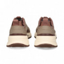 Deportivo Ante+malla Beige+marron  CALVIN KLEIN
