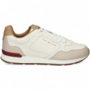 Talon Cuero Dep.piel Blanco  TOMMY HILFIGER