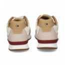Talon Cuero Dep.piel Blanco  TOMMY HILFIGER