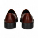 Mocasin Antifaz Piel Marron  CAMPER