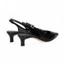 sin Talon Calado Lados Piel Negro  MICHAEL KORS