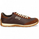 DEPORTIVO ANTE+PIEL MARRON