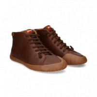 Botin Cordon Elasticos Piel Cuero  CAMPER