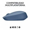 RATON LOGITECH M171 WIRELESS BLUE