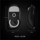 RATON LOGITECH PRO X SUPERLIGHT GAMING WIRELESS BL