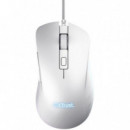 RATON TRUST GAMING GXT 924 YBAR RGB USB 25K DPI WH