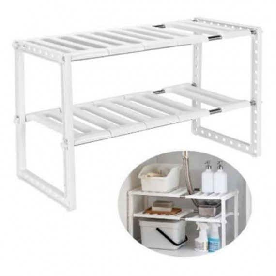Estantería Extensible para Fregadero de 50-68 cm
