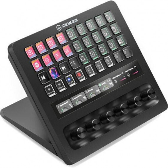 Controladora Elgato Stream Deck+ Xl 36 Teclas Lcd y Pantalla Táctil (10GBX9901)  CORSAIR