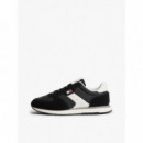 TJM EVA RUNNER MIX MATERIAL BLACK
