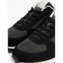 TJM EVA RUNNER MIX MATERIAL BLACK