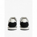 TJM EVA RUNNER MIX MATERIAL BLACK