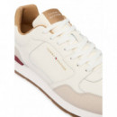 LIGHT EVA RUNNER LEATHER IVORY PETAL