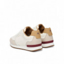 LIGHT EVA RUNNER LEATHER IVORY PETAL