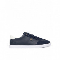 Th Chic Low Vulc Space Blue  TOMMY HILFIGER