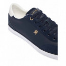 Th Chic Low Vulc Space Blue  TOMMY HILFIGER