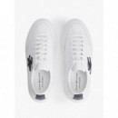 Th Icon Light Sneaker White/space Blue  TOMMY HILFIGER