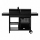 Barbacoa Función  Gas O Carbon  Serie Veleta  3 Fuegos AIRMEC 160X60X117 Cm