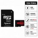 Tarjeta Microsdxc 64GB APACER