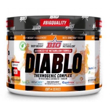 Diablo Thermogenic BIG SUPPLEMENTS - 120 Caps