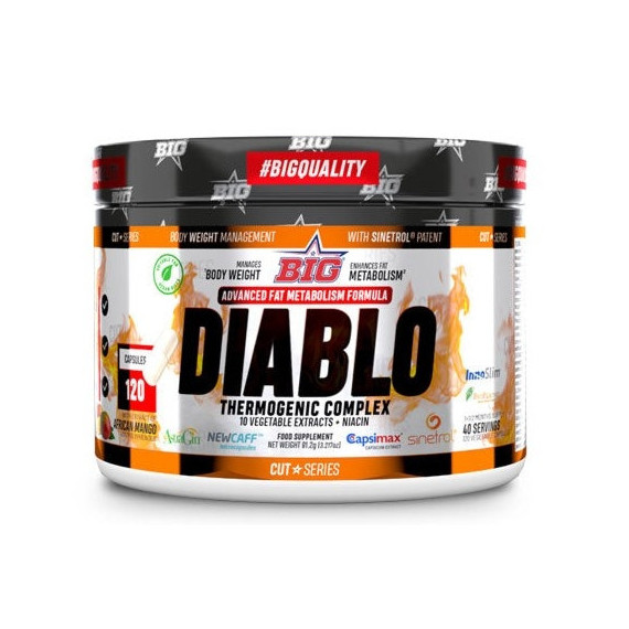 Diablo Thermogenic BIG SUPPLEMENTS - 120 Caps