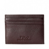 Tarjetero de Piel Granulada  RALPH LAUREN
