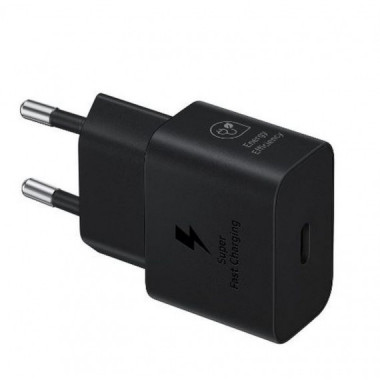 SAMSUNG Cargador Usb-c 25W Gan Negro - Cable No Incluido