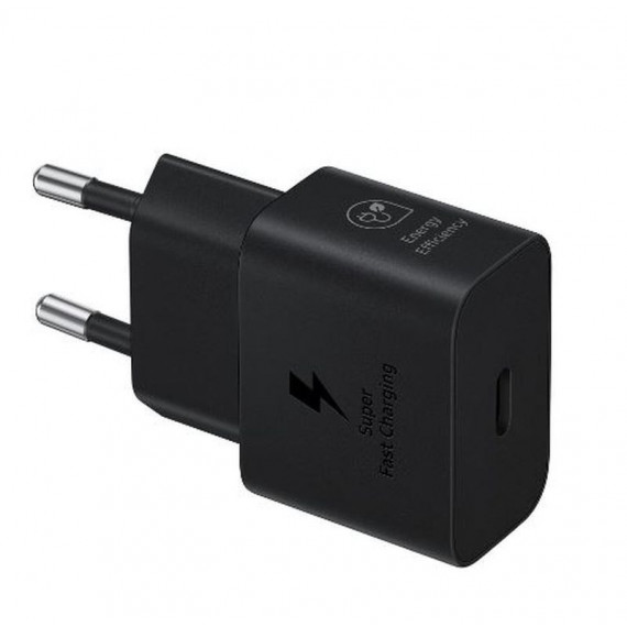 SAMSUNG Cargador Usb-c 25W Gan Negro - Cable No Incluido