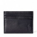 Tarjetero de Piel Granulada  RALPH LAUREN BAGS
