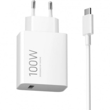 XIAOMI Cargador de Pared 100W Charging Combo  (type-a)/ 1XUSB + Cable USB Tipo-c/ 100W
