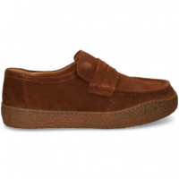 Mocasin Antifaz ante Cuero  CAMPER