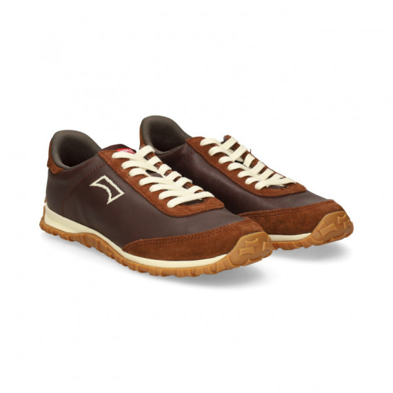 DEPORTIVO ANTE+PIEL MARRON