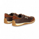 DEPORTIVO ANTE+PIEL MARRON