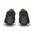 Deportivo Piel+nylon Azul  HUGO BOSS
