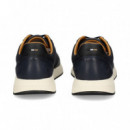 Deportivo Piel+nylon Azul  HUGO BOSS