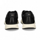 Deportivo Piel+nylon Negro  HUGO BOSS