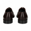 Blucher Lados Trenzado Piel Moka  HUGO BOSS