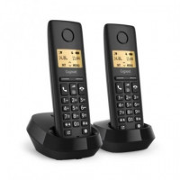 TELEFONO GIGASET BASIC 100 BLACK DUO