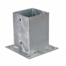 Base Cuadrada Para Viga 101 X 101 Mm - Modelo Hdg
