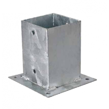 Base Cuadrada Para Viga 101 X 101 Mm - Modelo Hdg