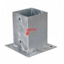 Base Cuadrada Para Viga 101 X 101 Mm - Modelo Hdg