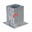 Base Cuadrada Para Viga 101 X 101 Mm - Modelo Hdg