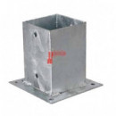 Base Cuadrada Para Viga 141 X 141 Mm - Modelo Hdg