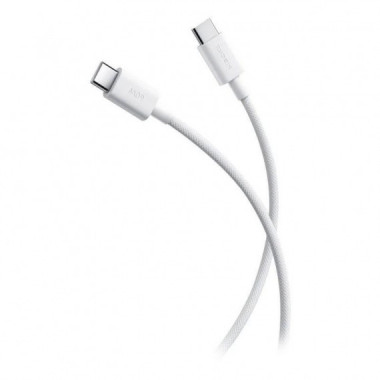 Cable Xiaomi USB-C/M a USB-C/M PD 60W 1m Blanco (BHR0878GL)