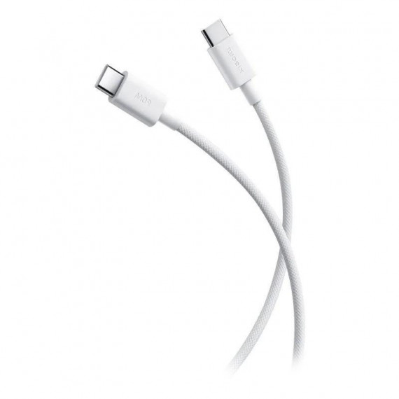 Cable Xiaomi USB-C/M a USB-C/M PD 60W 1m Blanco (BHR0878GL)