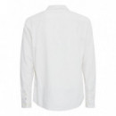 Camisas Camisa !SOLID Enea Allan Blanca