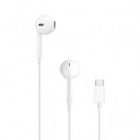 Apple Auriculares con Micro y Mando Earpods Usb-c Oem  MTJY3ZM-A/ Original Apple/ Intraauricular/ sin Caja  APPLE