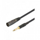 NIMO Cable Audio Xlr Canon/m a Jack 6.3MM/M Mono 2MTRS WIR398